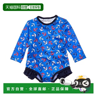 自营 Rachel Riley Anchor Frill Rash Guard - multi 美国奥莱直