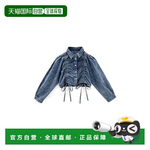 日本直邮日潮 GRL抽绳丝带短款牛仔夹克tu1548外套