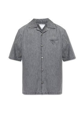 BOTTEGA VENETA 男士衬衫 833877V5SO01003 CO 灰色