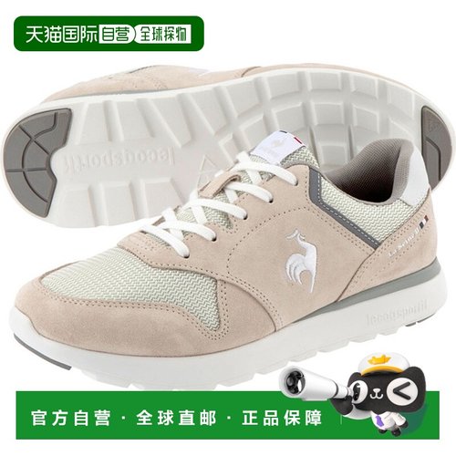日本直邮Le coq sportif LA SEINE II WIDE 浅米色休闲鞋 QL3VJC0