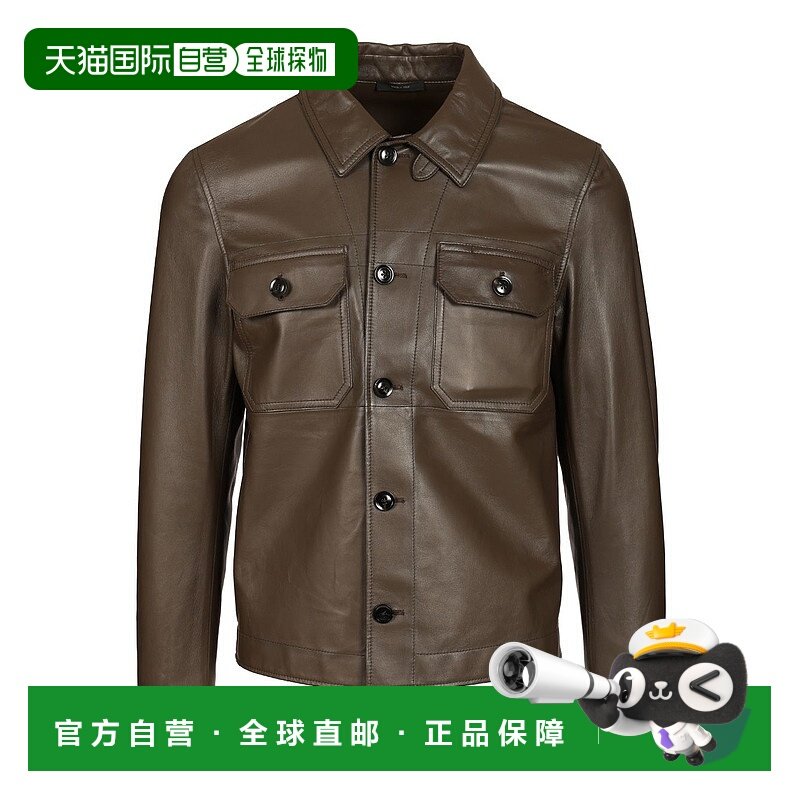 1h可退 香港直邮TOM FORD 男士夹克 LJS001LMN022KB372 AW2025 绿