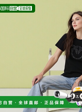 香港直邮PINKO 女士T恤 100535A2RNZ99 AW2025 黑色 短袖T恤