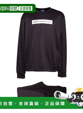 1h可退 香港直邮潮奢 Ea7 男士 Outfit 运动运动装 black黑色 舒