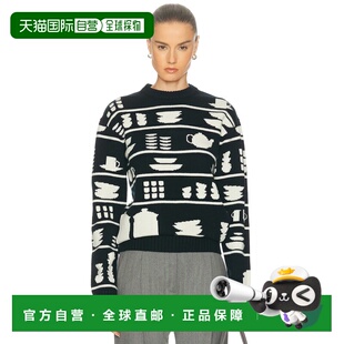 1h可退 香港直邮潮奢 J.W. Anderson 女士 Crockery 提花套头衫 K