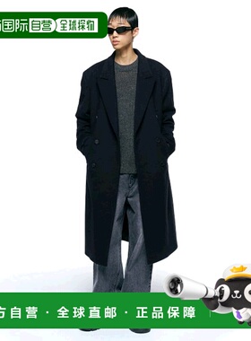 韩国直邮INSILENCE设计师款通用日常休闲宽松时尚大衣IM2C4CT16DN