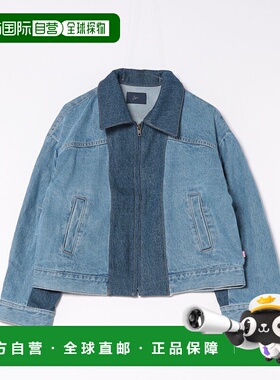 1h可退 日本直邮soffitto 女士配色设计牛仔外套 A0551FJM301夹克
