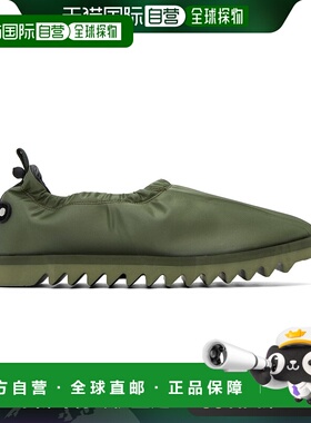 香港直邮A-COLD-WALL* 男士 绿色一脚蹬乐福鞋 ACWUF059厚底鞋