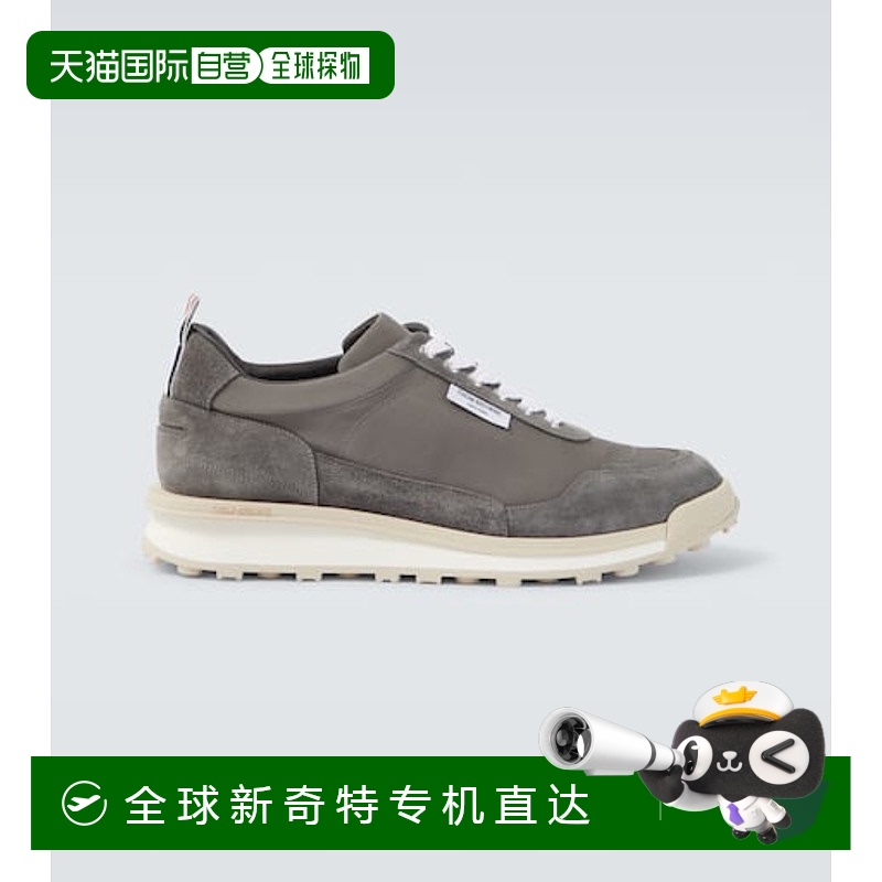 1h可退 香港直邮潮奢 Thom Browne 汤姆 布朗 男士 山羊皮边运动