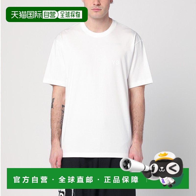 1h可退 香港直邮Y-3 男士T恤 JD9829COCW AW2025 白色短袖男装