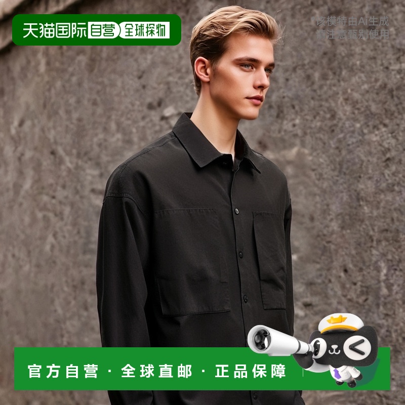 1h可退 日本直邮CASEY CASEY 男士宽松版型衬衫外套 23HC350