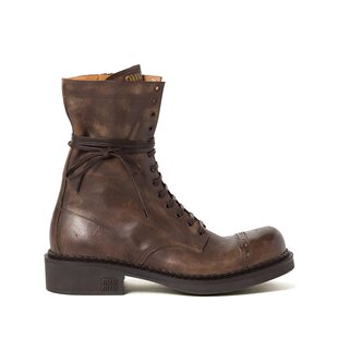 SS2025 5U316EFG0352KJF0324 棕色 女士靴子 MIU