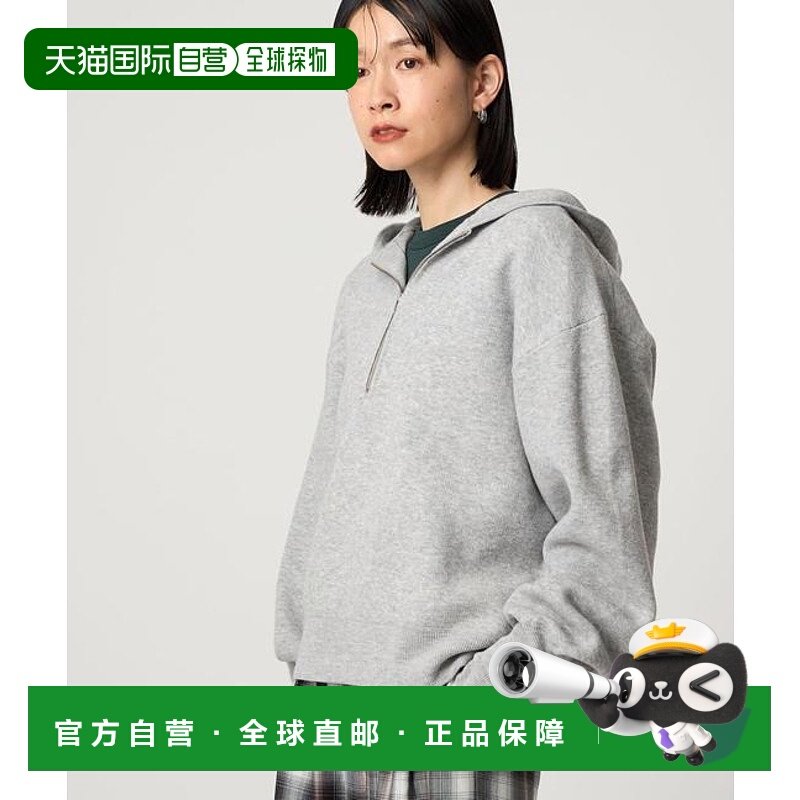 1h可退 日本直邮CITEN 卫衣风格针织连帽衫上衣针织衫