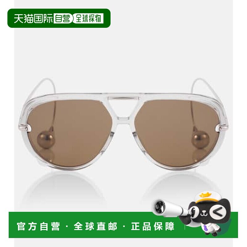 1h可退 香港直邮Bottega Veneta 葆蝶家 女士 飞行员太阳眼镜配饰