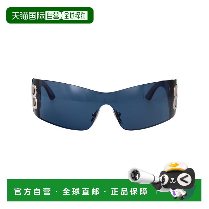 香港直邮BALENCIAGA 女士眼镜 BB0359S002 CO 蓝色 几何形框太阳