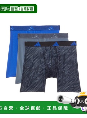 1h可退 香港直邮潮奢 adidas 阿迪达斯 男士 Boxer Brief 运动合(