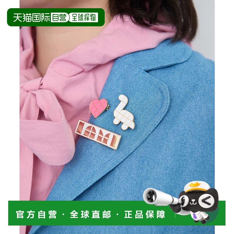1h可退 日本直邮I am I in fact... 女士精选图案胸针套装 9501AC