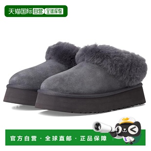1h可退 香港直邮Ugg 女士 Tazzelle 拖鞋 black黑色 舒适时尚