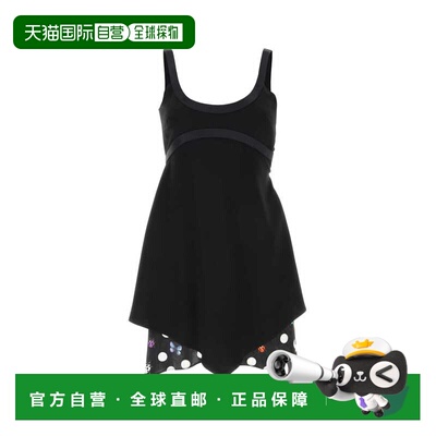 1h可退 香港直邮versace 范思哲 女士 蝴蝶印花迷你连衣裙 101055