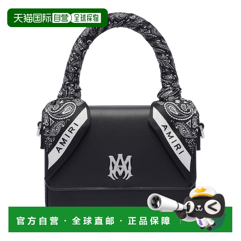 1h可退 香港直邮AMIRI 女士手提包 BGTH1011BLACK AW2025 黑色新