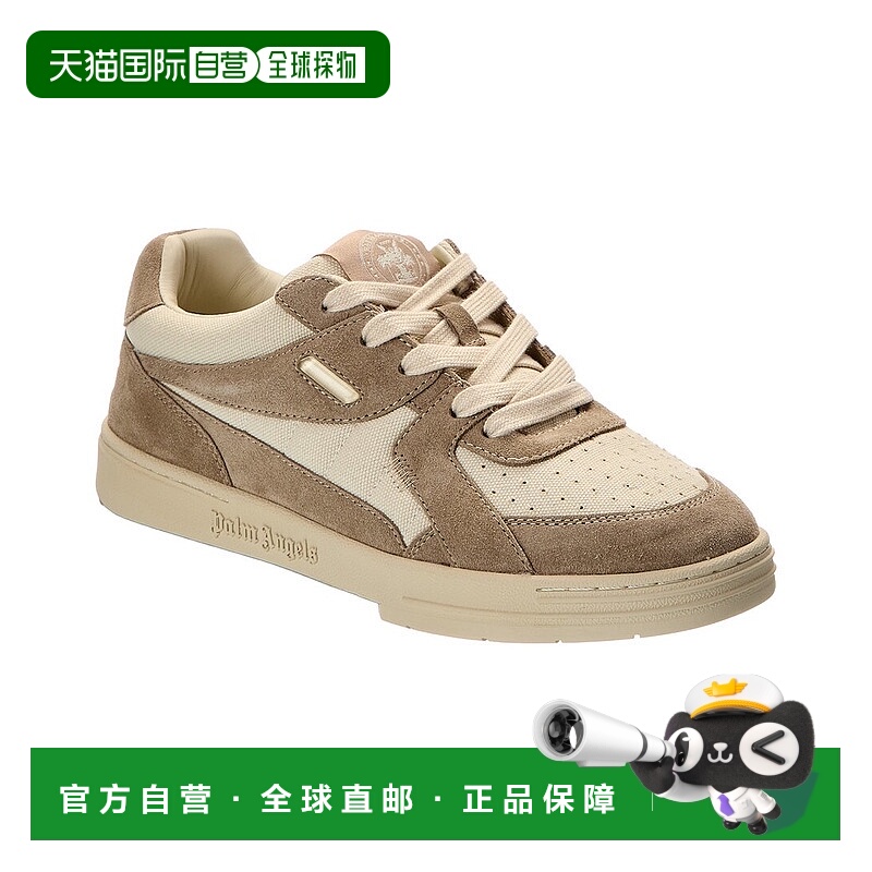 自营Palm Angels Palm University LT Canvas & Suede Sneaker -