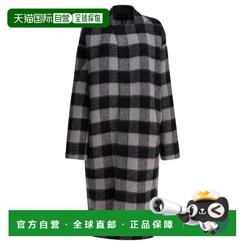 香港直邮RICK OWENS 女士大衣 RP02E4909WJP09P AW2025 黑色