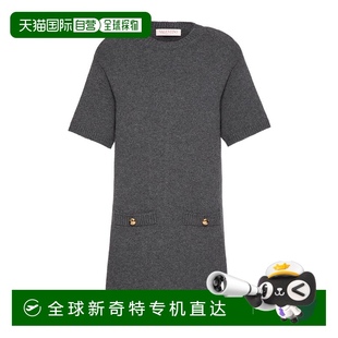 香港直邮Valentino 羊毛针织连衣裙 5B3KC57W8N2短袖