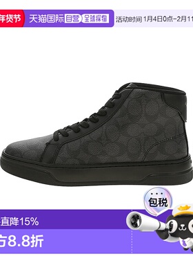 香港直邮Coach蔻驰 专柜款男士高帮运动鞋CY308MFQ新款