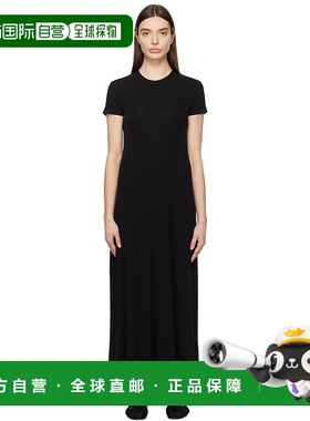 1h可退 香港直邮潮奢 TOTÊME 女士 黑色 Fluid 连衣裙 242WRD1696