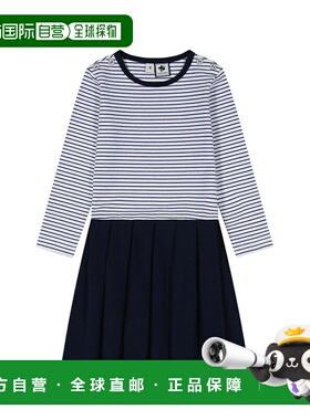 自营 Busy Bees Francesca 低腰连衣裙 - 蓝色条纹 美国奥莱直发