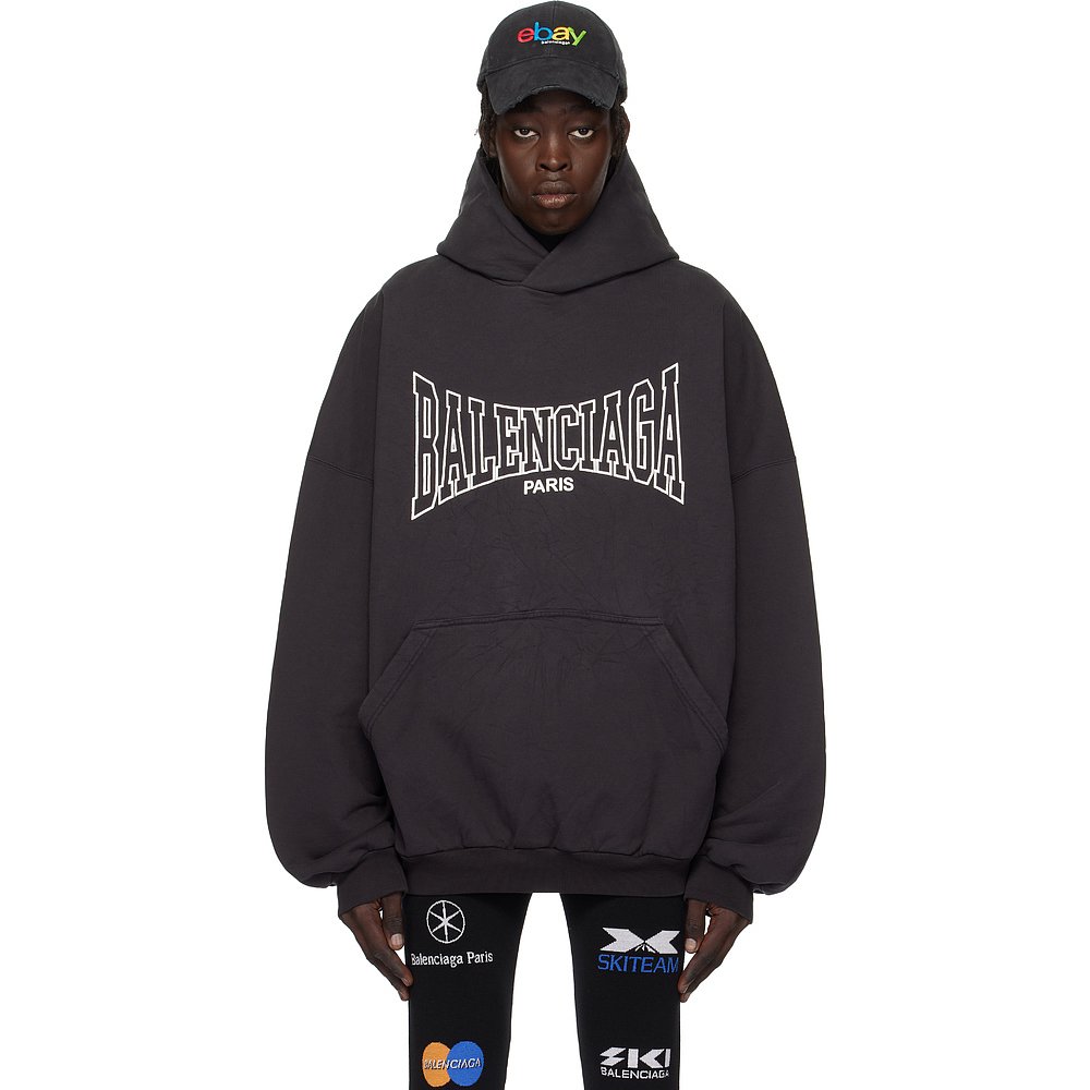 潮奢 Balenciaga 巴黎世家 男士 长袖连帽卫衣 803265TRVH6