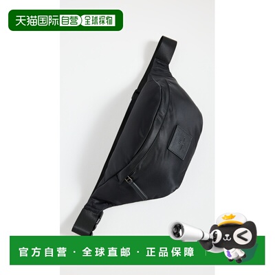 1h可退 香港直邮ANINE BING 女士 Leon 腰包 black黑色 舒适时尚