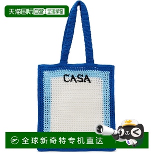 蓝色 香港直邮Casablanca 托特包 1h可退 Atlantis 女士 白色