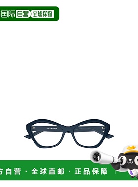 香港直邮BALENCIAGA 女士眼镜 BB0341O005 SS2025 蓝色巴黎世家