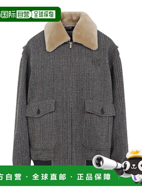 香港直邮Miu Miu 翻领长袖休闲夹克 ML132616Q7SOOO羊毛