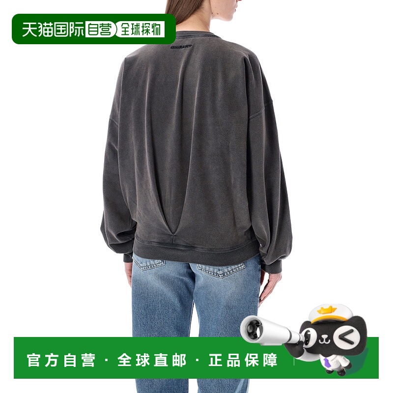 香港直邮ISABEL MARANT 女士 SUARIA 圆领抓绒卫衣 SW0149FAD1M01