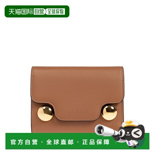 SS2025 PFMO0109U0P694800M35 棕色收纳 女士卡包 香港直邮MARNI