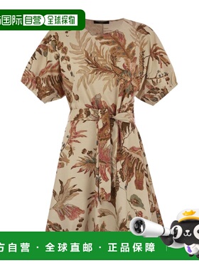 1h可退 香港直邮Weekend Max Mara 女士 GENERO 印花棉质T恤式连