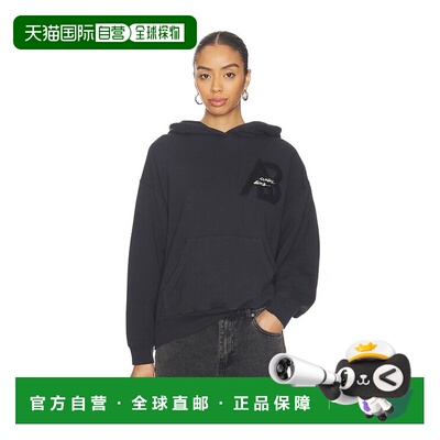 1h可退 香港直邮潮奢 ANINE BING 女士 Jaci Letterman 连帽衫 A0