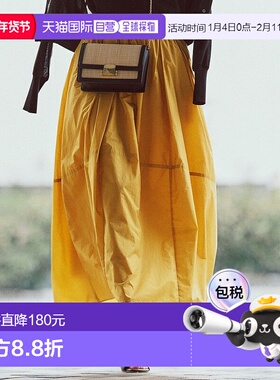 日本直邮23区 可洗涤尼龙棉府绸短裙 [234613EW08981]裙子伞裙