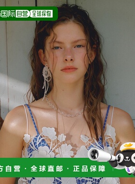 韩国直邮VINTAGE HOLLYWOOD 女士项链VH2435NE004M Drop Crystal N