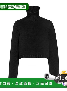 1h可退 香港直邮Alaia 羊绒针织短款套头衫 AA9G0072K115B