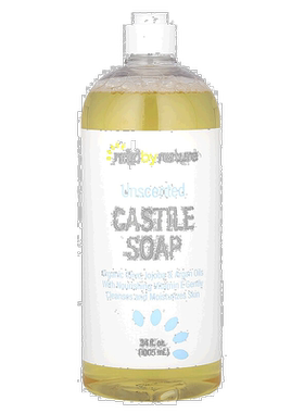 香港直邮iHerb Mild By Nature卡斯蒂利亚香皂无香型清洁100正品