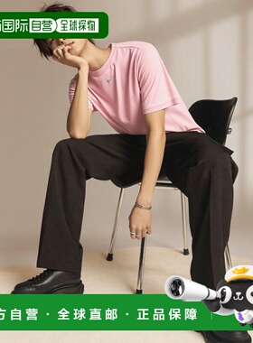 香港直邮DIESEL 男士T恤 A161460CPAJ3DM SS2025 粉红色 短袖T恤