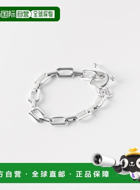 1h可退 日本直邮XOLO 男士 银925 费加罗链 宽版链条手链 CU26110