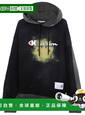 韩国直邮MIHARA YASUHIRO A10HD561 黑色 连帽拉链衫卫衣