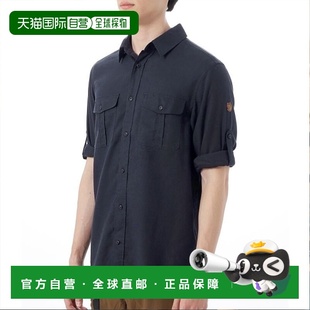 87208 胡军同款 韩国直邮Fjallraven北极狐男户外徒步麻布长袖 衬衫