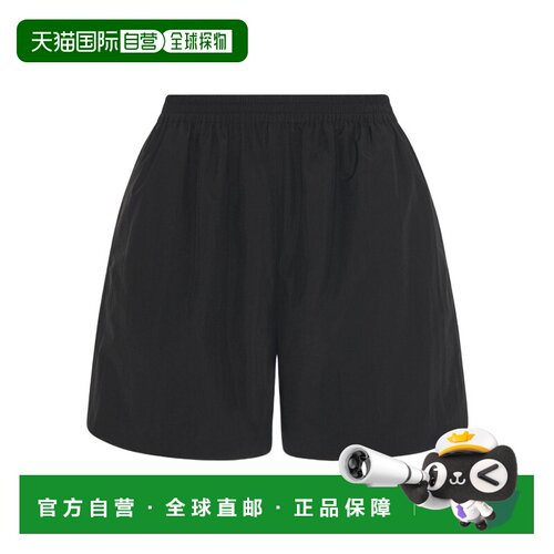 香港直邮THE ROW 女士短裤 7258W2845BLK AW2023 黑色 弹性腰边短