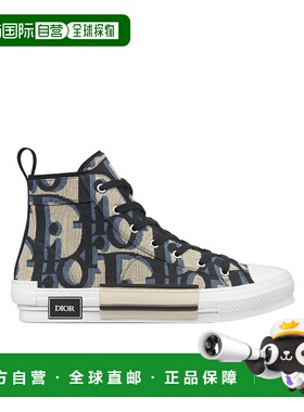 香港直邮Dior 徽标系带高帮休闲运动鞋 3SH126ZXX