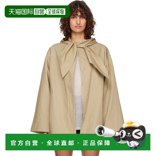 1h可退 香港直邮toteme 女士 TOTEME 驼色 Technical Scarf 夹克