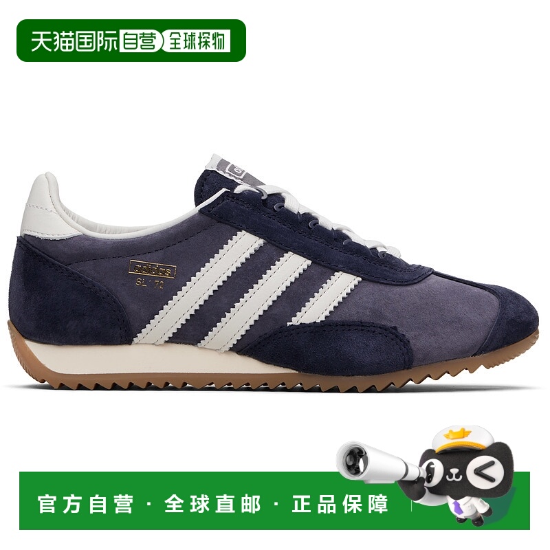 1h可退 香港直邮潮奢 Adidas 男士 海军蓝 SL 72 Pt 运动鞋 KJ106